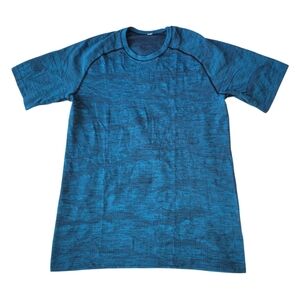 Lululemon Men’s Metal Vent Tech Short Sleeve Black Capri Medium